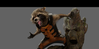 gardiens de la galaxie concept art rocket raccoon