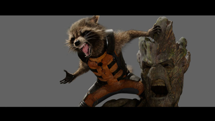 gardiens de la galaxie concept art rocket raccoon