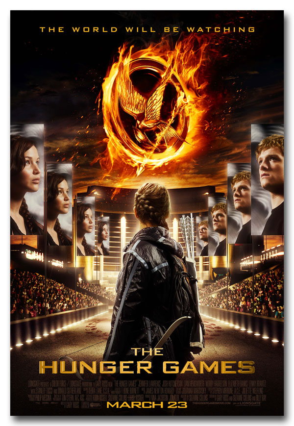 Hunger Games Poster World Will Be Watching Drop Shadow, Quatregeek