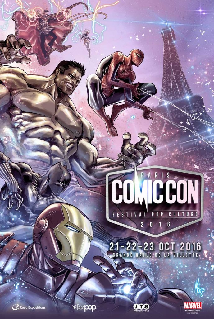 Affiche Comic Con Paris HD 689x1024, Quatregeek