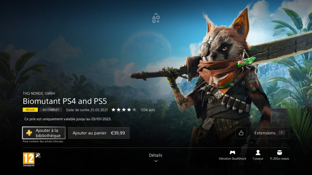 Biomutant Ps4