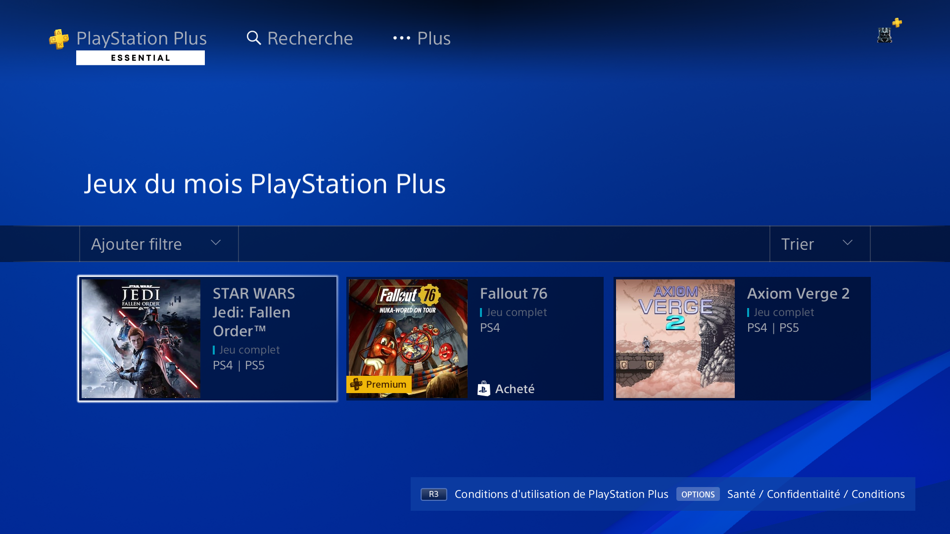 Menu des jeux gratuit du mois, PSN + Janvier 2023 Menu des jeux gratuit du mois, PSN + Janvier 2023