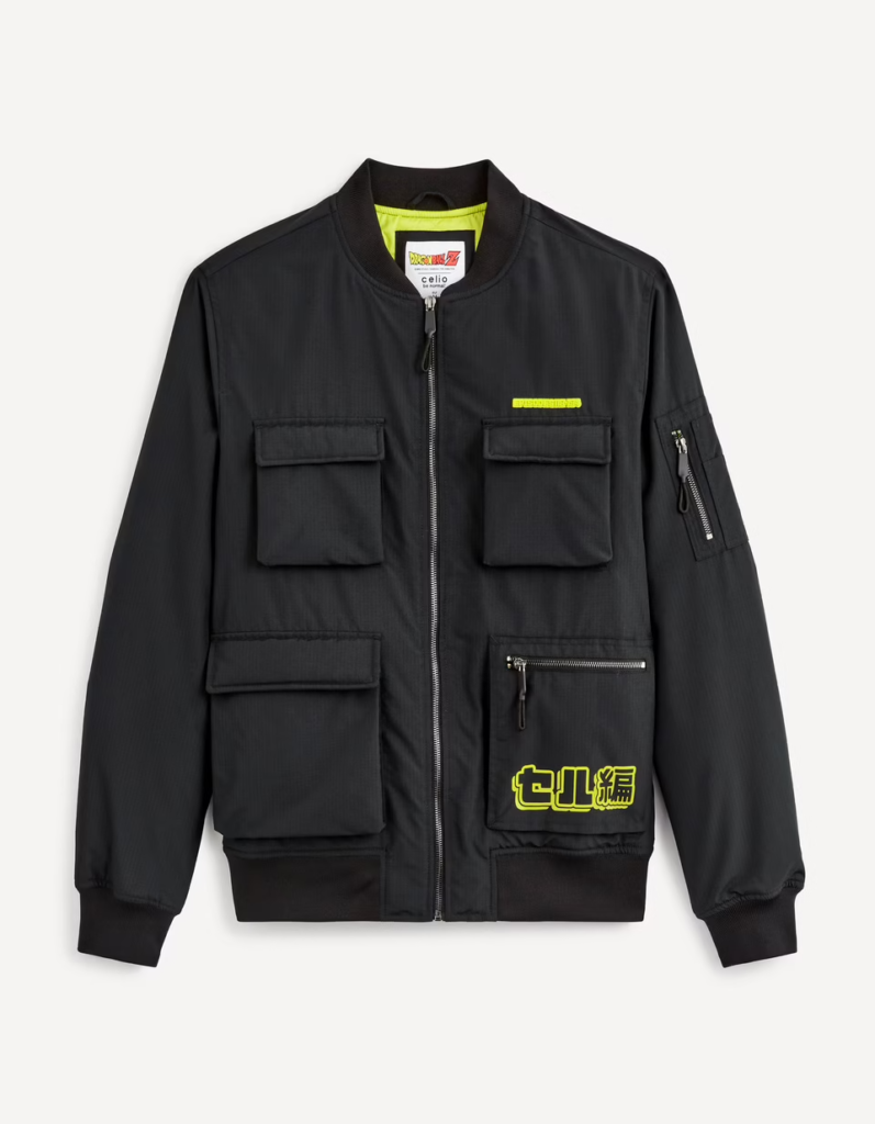 Dragon Ball Z Bomber Noir Face Dragon Ball Z Bomber Noir Face