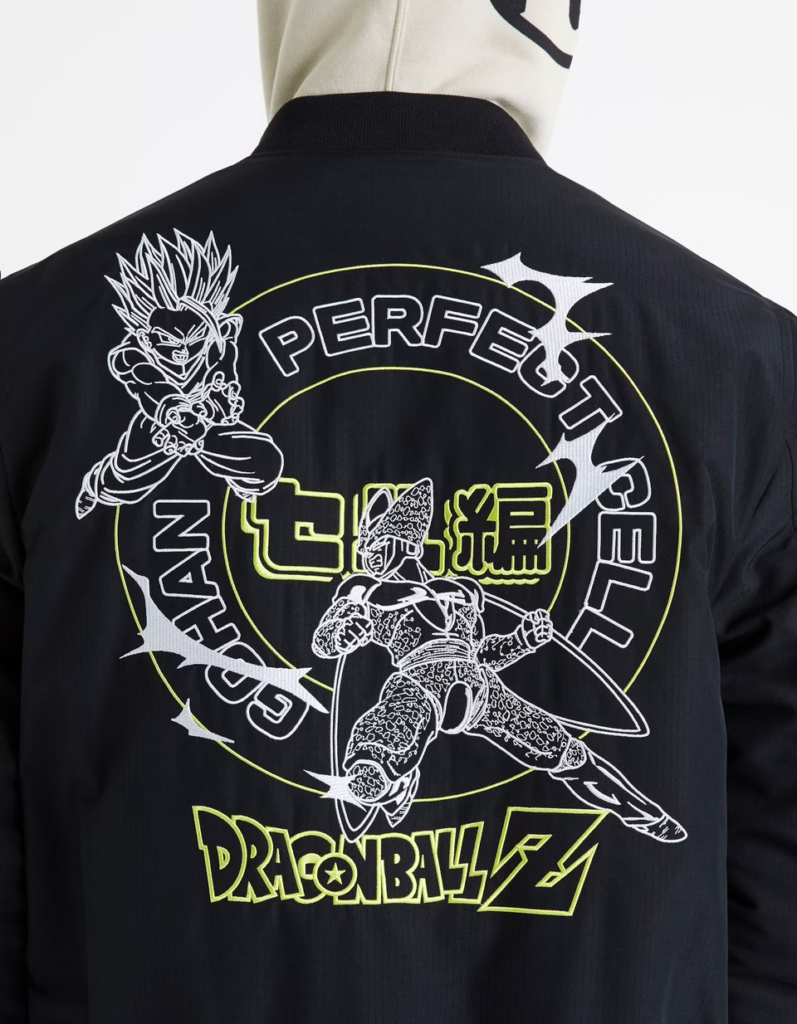 Dragon Ball Z Bomber Noir Recto Dragon Ball Z Bomber Noir Recto