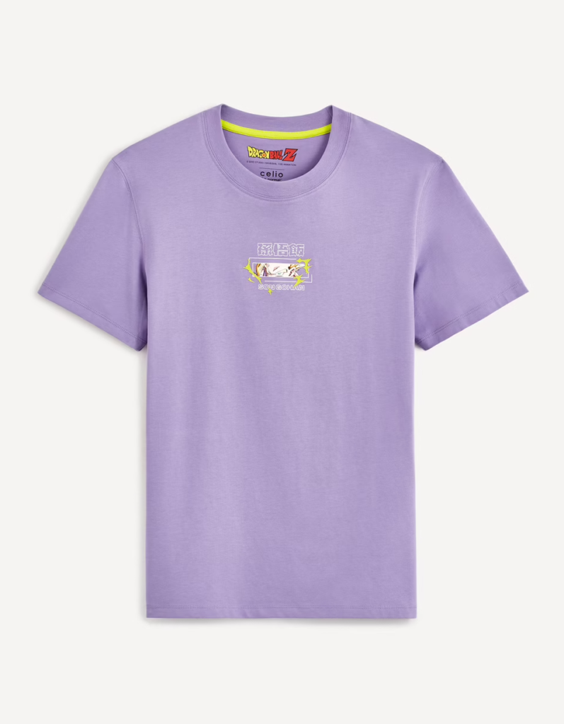 Dragon Ball Z T shirt Violet Son Gohan Face Dragon Ball Z T shirt Violet Son Gohan Face