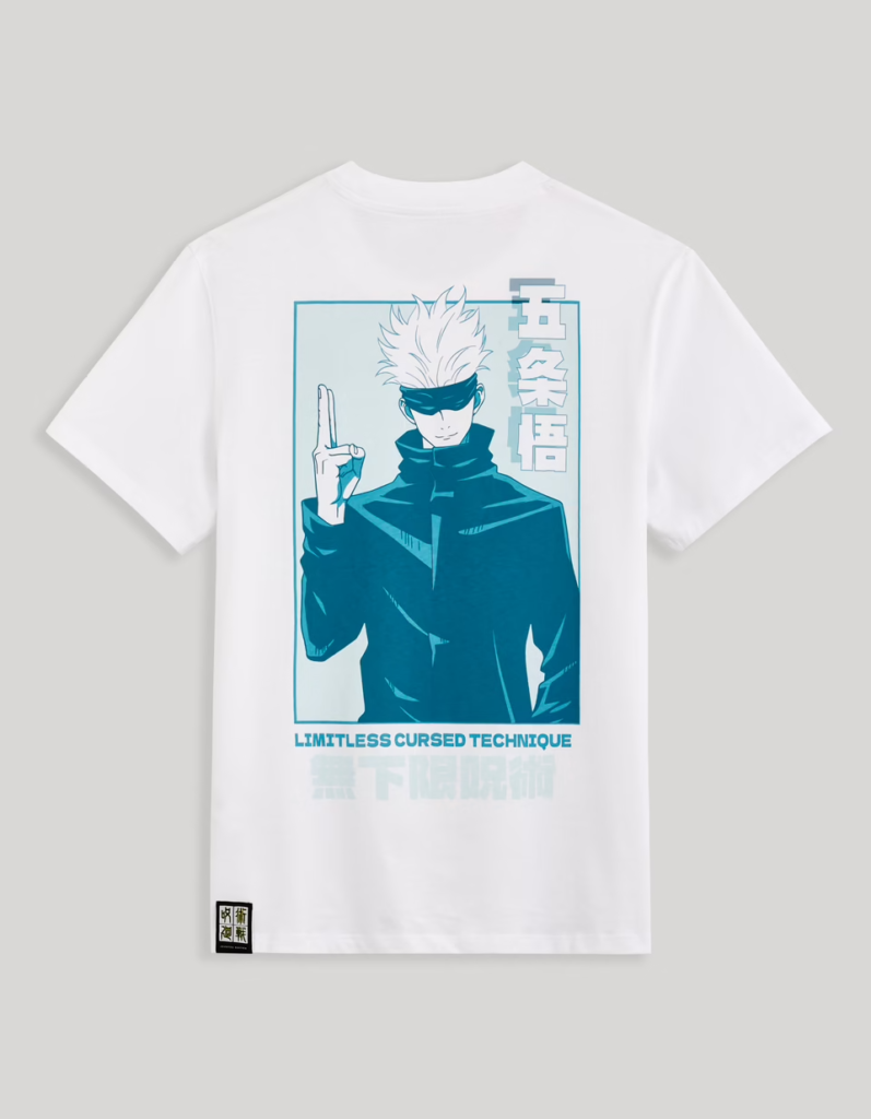 Jujutsu Kaisen T shirt Blanc Recto Jujutsu Kaisen T shirt Blanc Recto