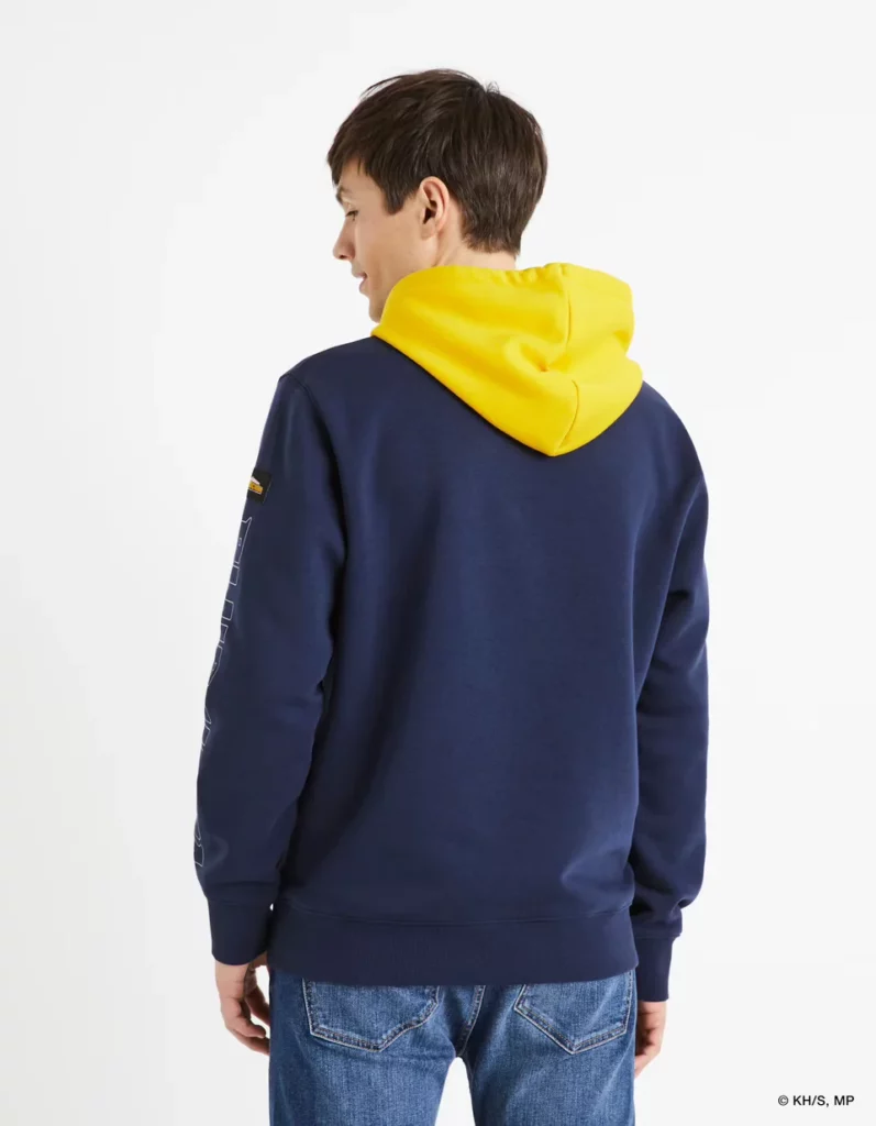 My Hero Academia Sweat Capuche Marine Recto My Hero Academia Sweat Capuche Marine Recto