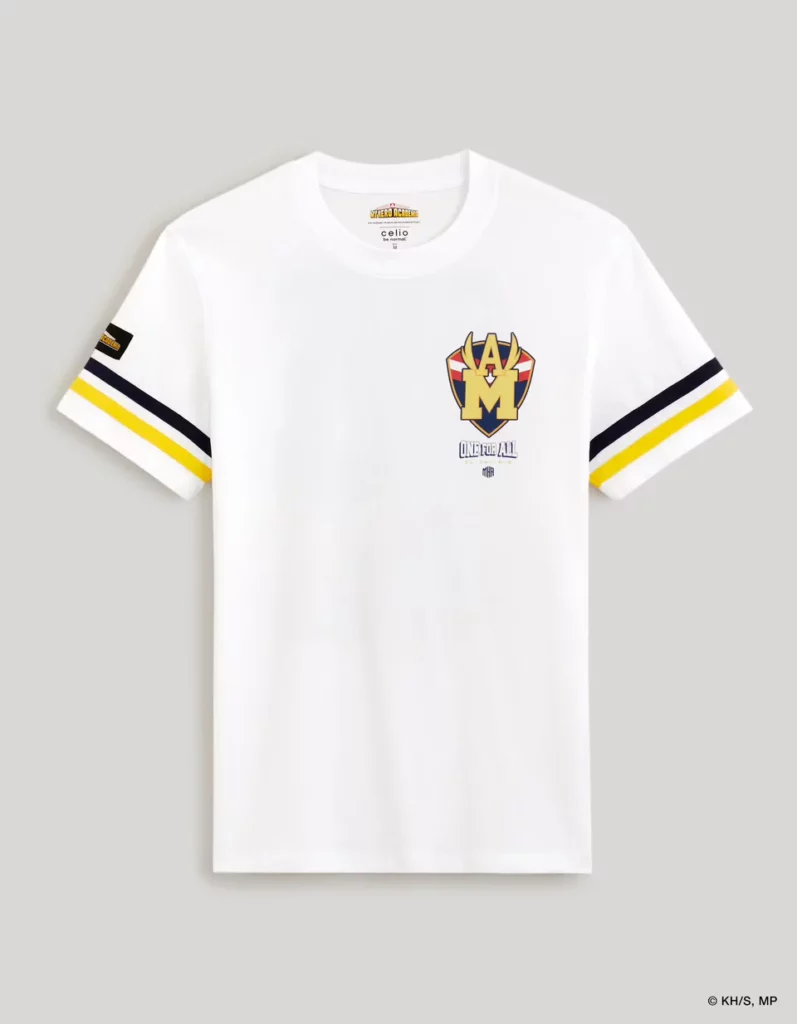My Hero Academia T shirt Blanc Face My Hero Academia T shirt Blanc Face