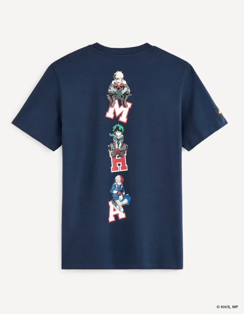 My Hero Academia T shirt Marine Recto My Hero Academia T shirt Marine Recto