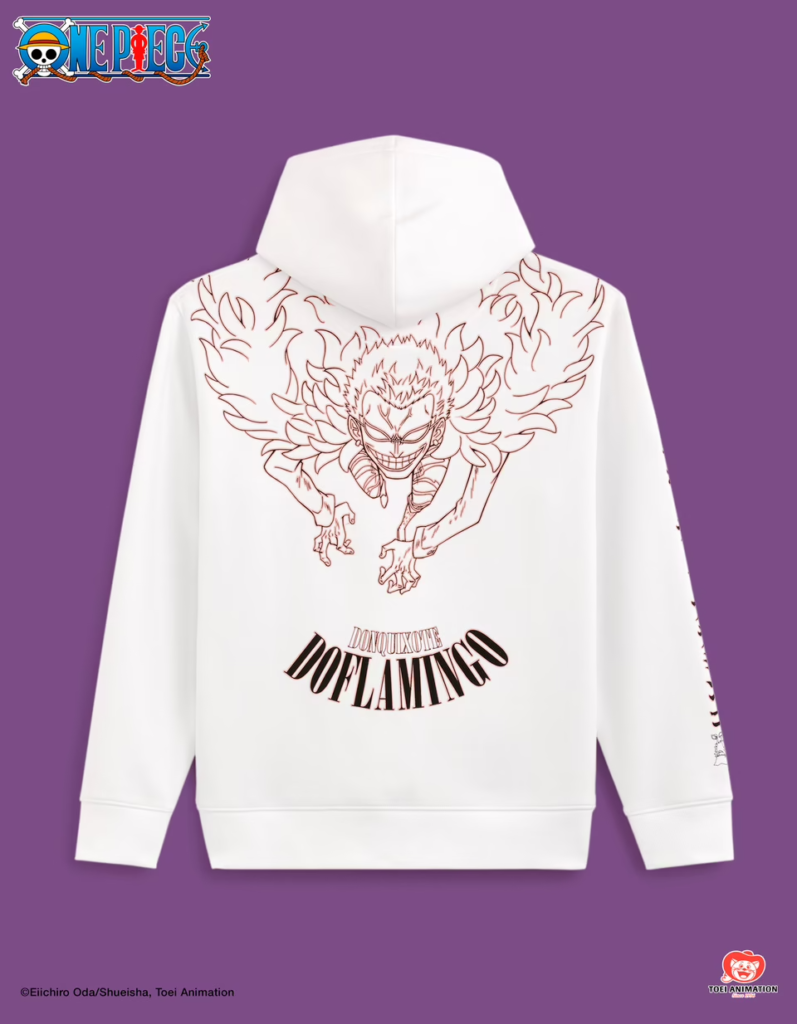 One Piece Sweat Blanc Weared Recto One Piece Sweat Blanc Weared Recto
