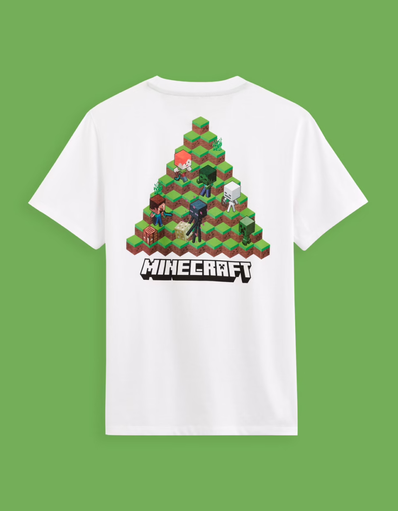 Minecraft T Shirt Blanc Blanc 1123824 3 Product 797x1024, Quatregeek