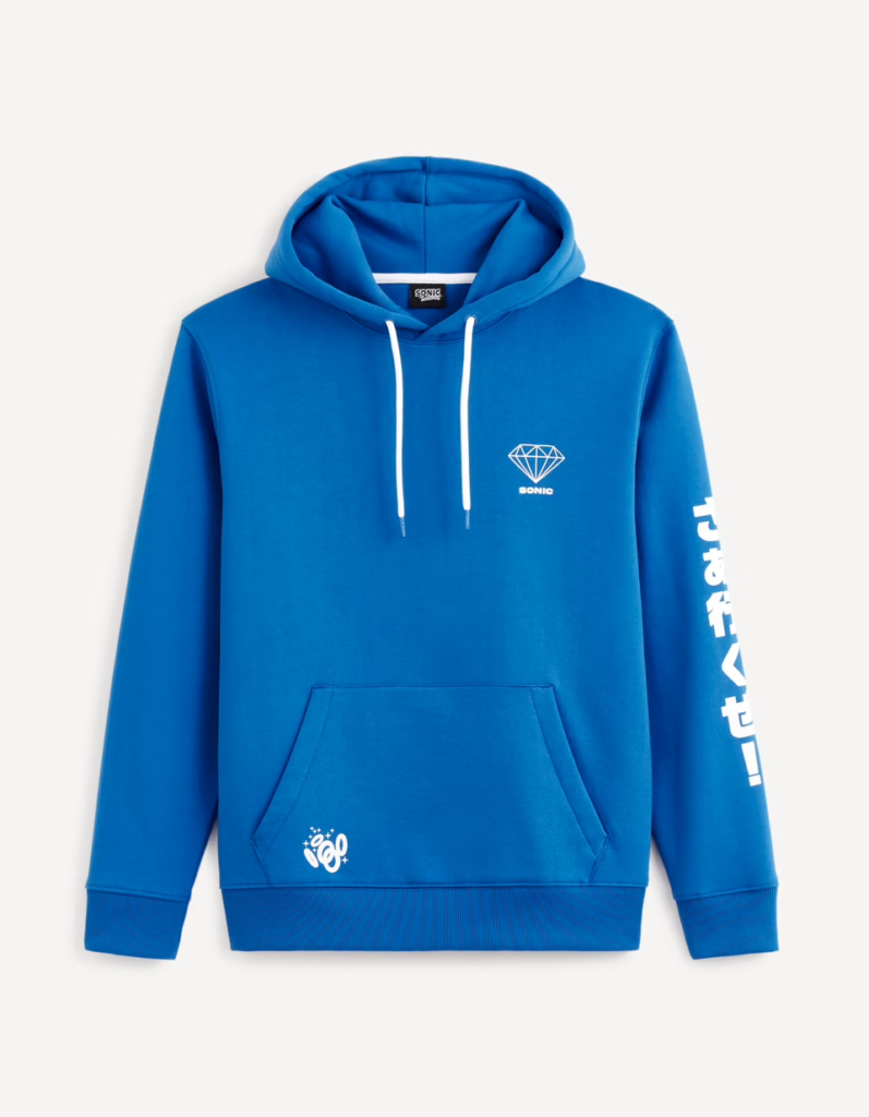 Sonic Sweat Bleu Face Sonic Sweat Bleu Face
