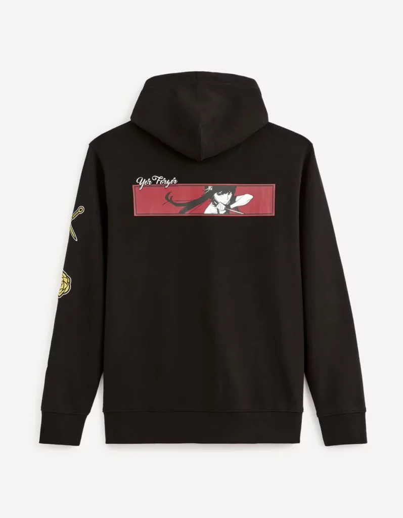Spy X Family Sweat Noir Recto Spy X Family Sweat Noir Recto