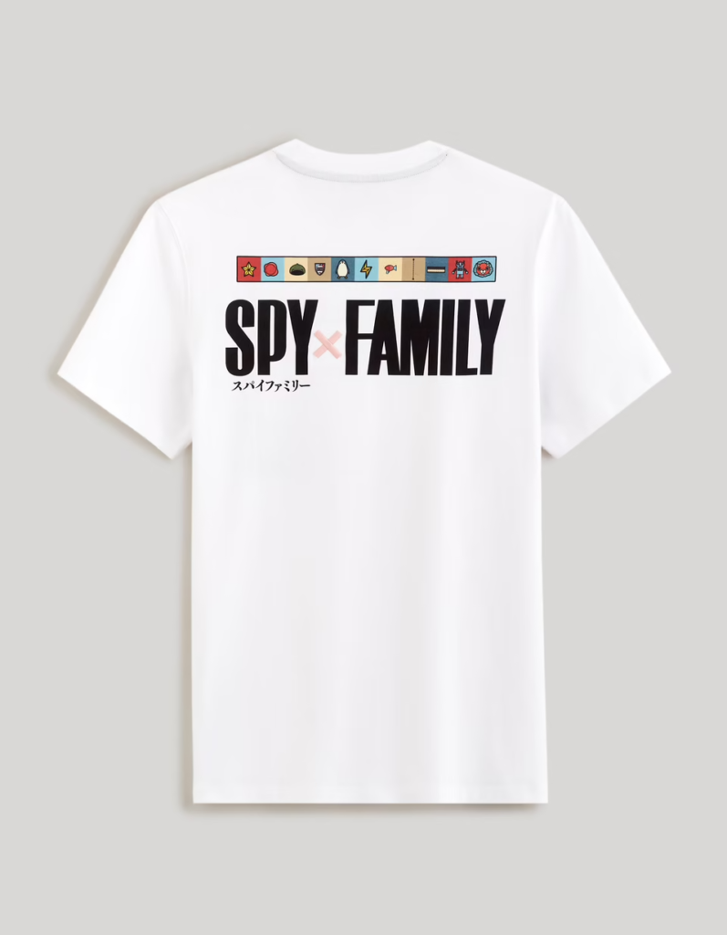 Spy X Family T shirt Blanc Recto Spy X Family T shirt Blanc Recto