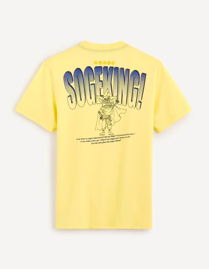 One Piece - T-shirt Jaune Recto One Piece - T-shirt Jaune Recto