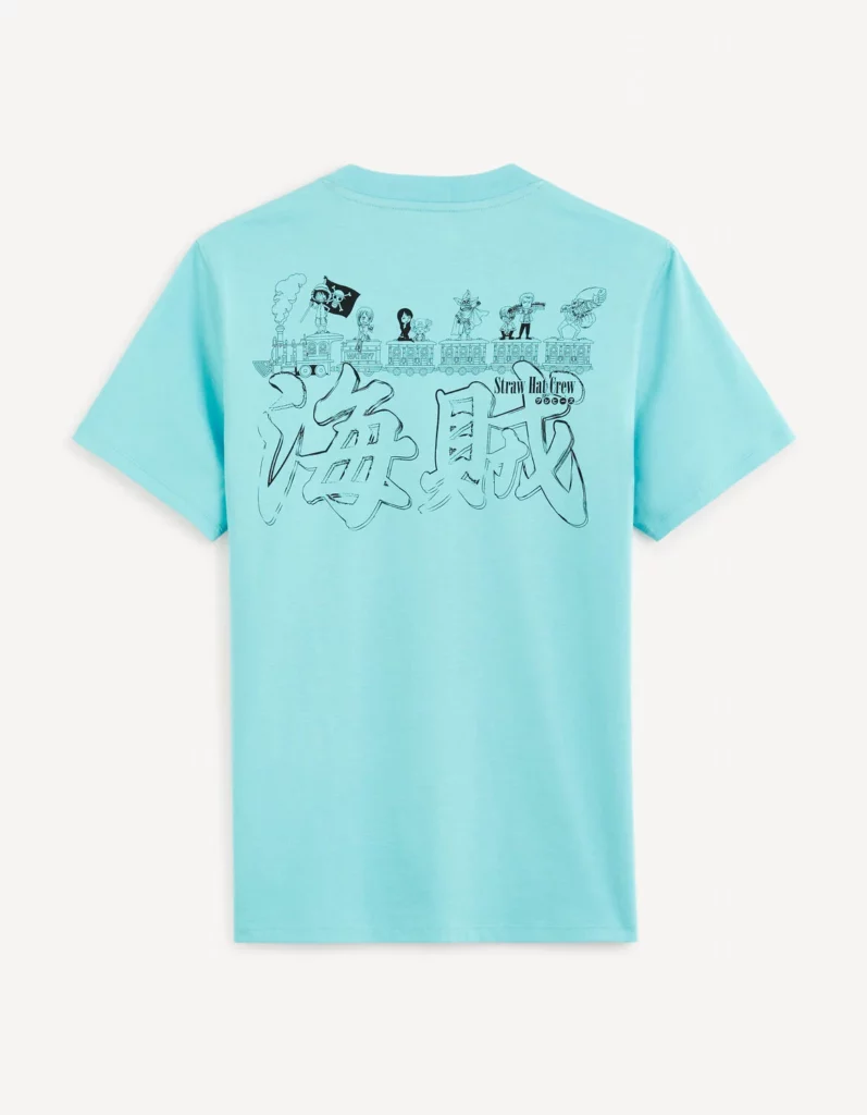 One Piece - T-shirt Vert Recto One Piece - T-shirt Vert Recto