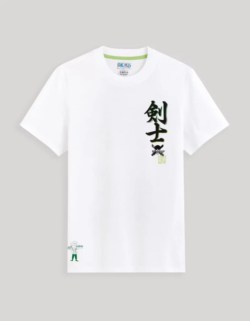 One Piece - T-shirt Blanc Face One Piece - T-shirt Blanc Face