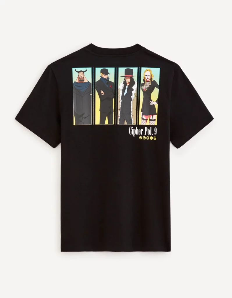 One Piece - T-shirt black Recto One Piece - T-shirt black Recto